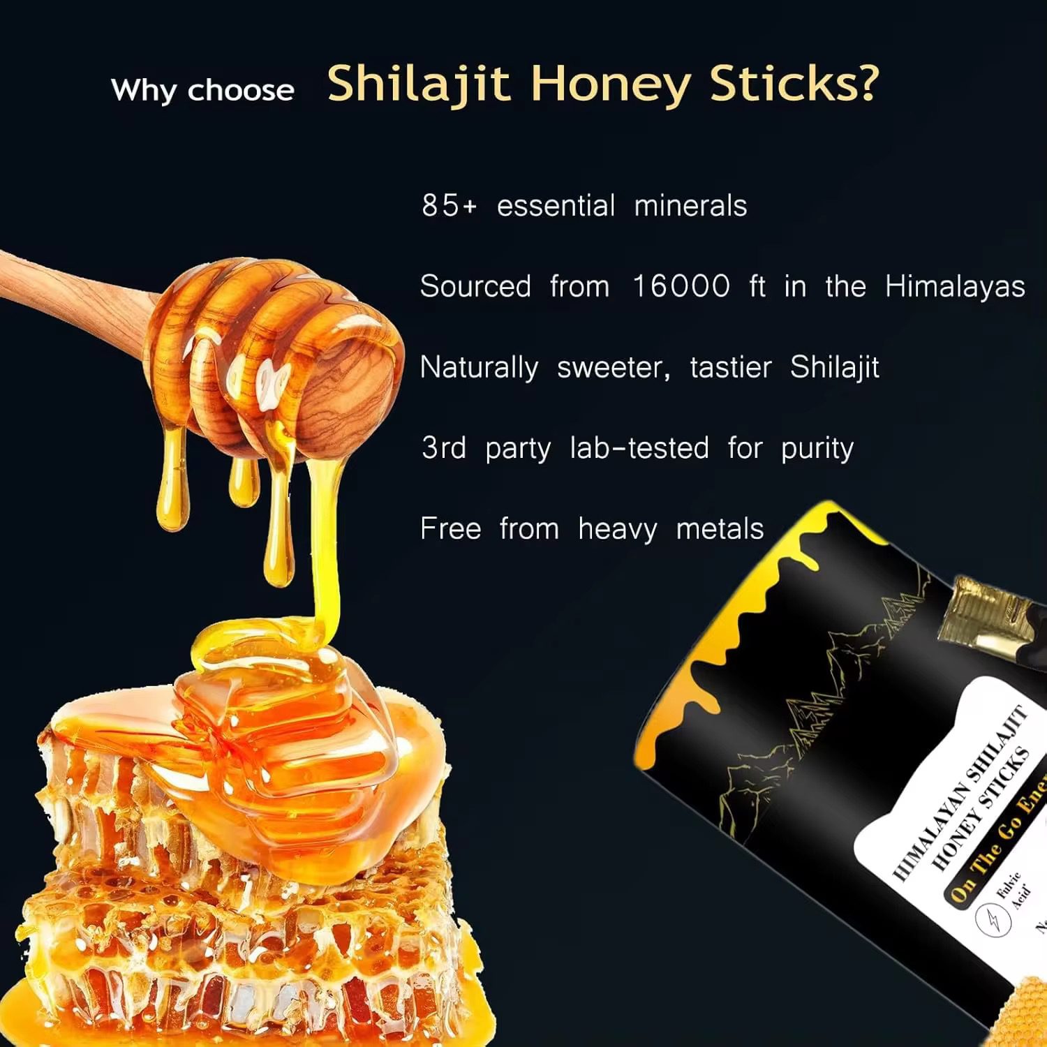 HIMALAYAN SHILAJIT HONEY STICKS - Image 7
