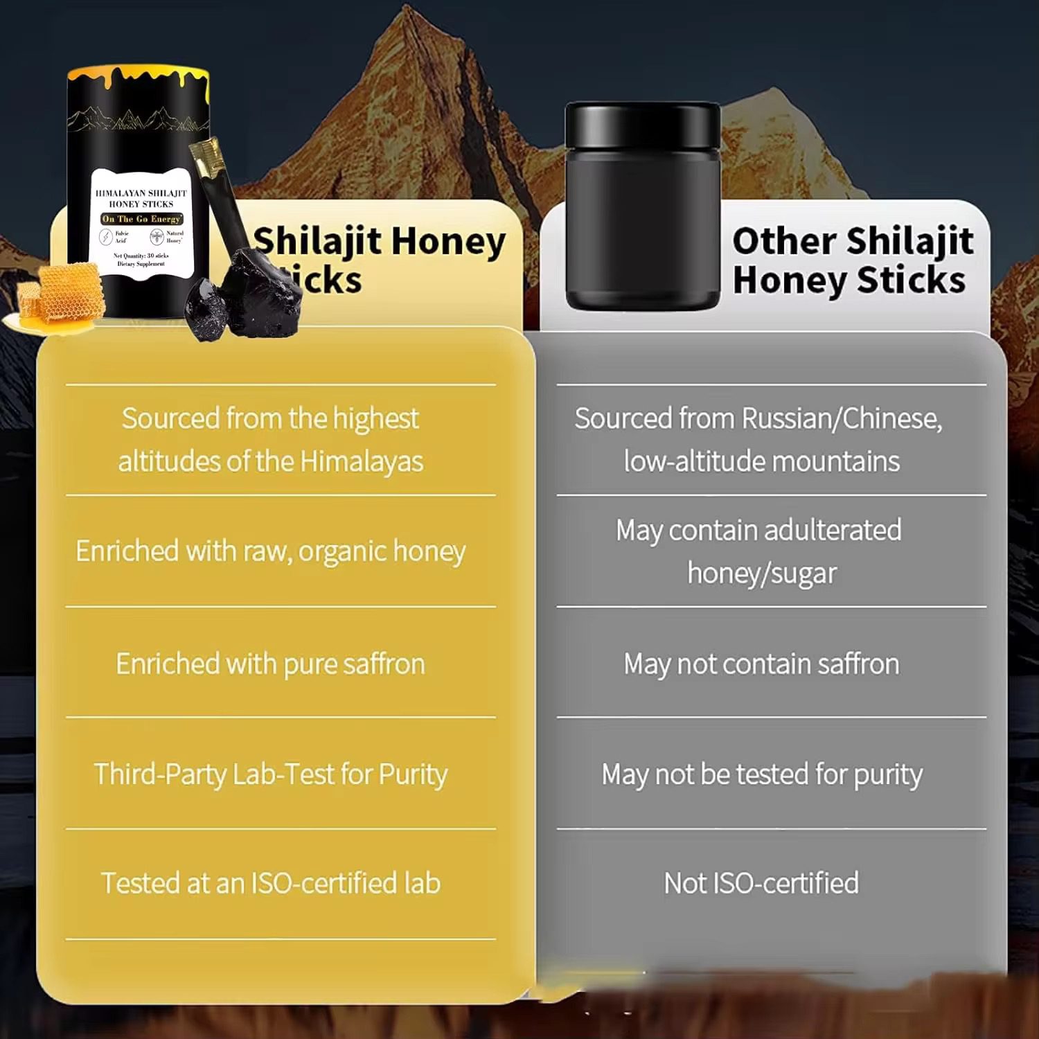 HIMALAYAN SHILAJIT HONEY STICKS - Image 3