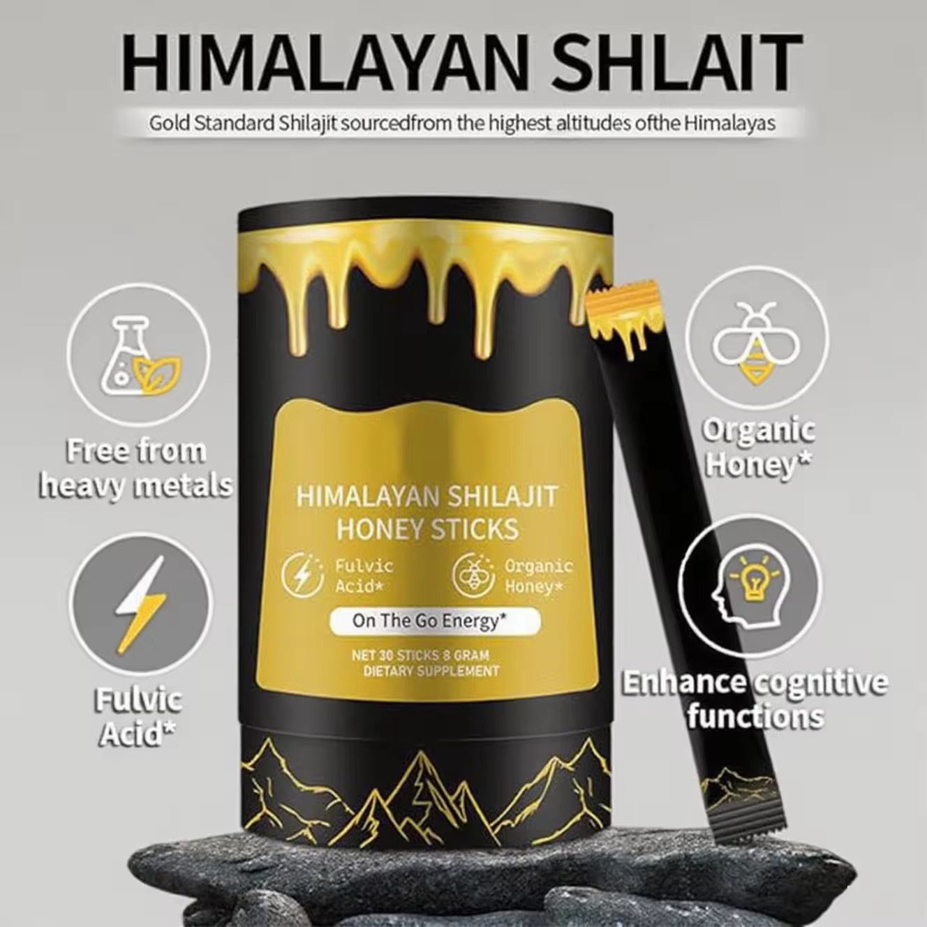 HIMALAYAN SHILAJIT HONEY STICKS - Image 5